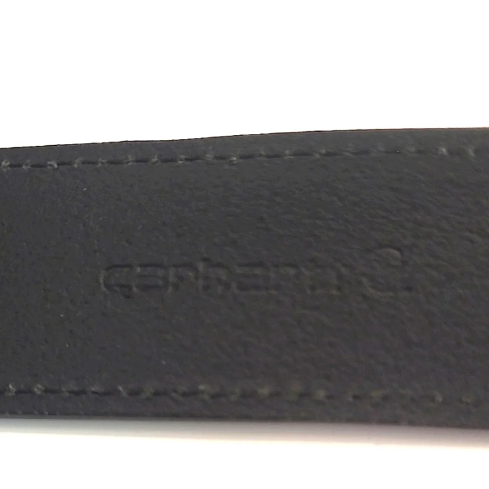 Carhartt Leather Genuine Leather Belt Debossed Brand Logo Adjustable Size 48